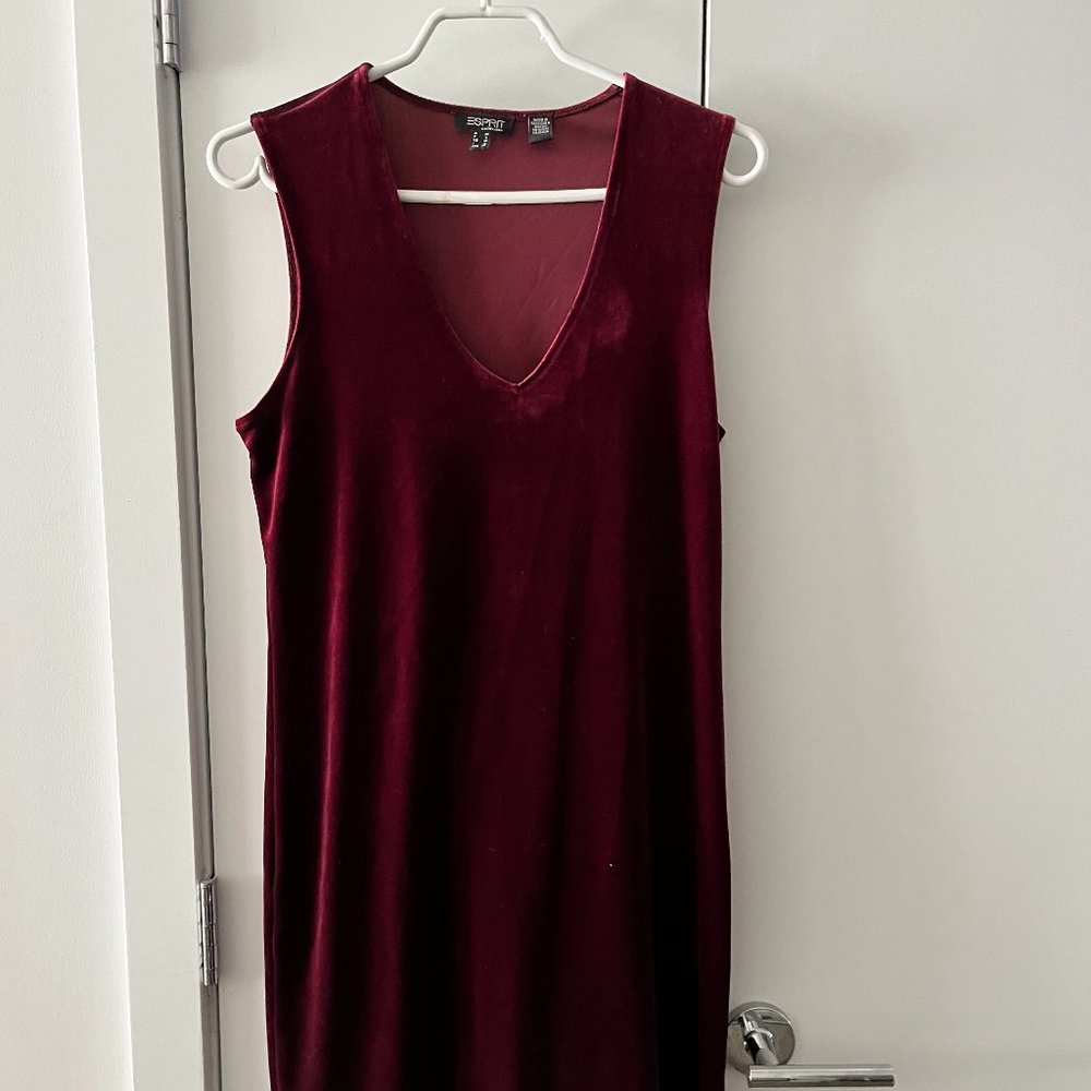 Esprit Bodycon Velvet Dress